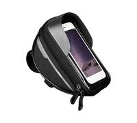 HUAJINGKEJI Resistente al agua para bicicleta, soporte para teléfono móvil, manillar de ciclismo, soporte a prueba de golpes, para la mayoría de teléfonos de 6.4 pulgadas, soporte de pantalla táctil