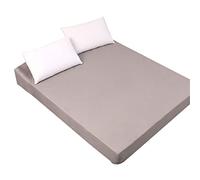 HUAJINGKEJI Sábana bajera impermeable con banda elástica, antideslizante, protector de colchón para cama individual, doble, sábana impermeable