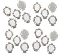 HUAJINGKEJI Soporte ovalado de aleación resistente a la corrosión, adecuado para joyas de joyería que proporciona una base ovalada estable de larga duración, talla única, como se describe