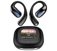 HUAJUN AI Auriculares Traductor en Tiempo Real, 8 Modos Traducción con 164 Idiomas, 4 en 1 Open Ear AI Auriculares Traductores de Idiomas, Bluetooth 5.4 para Viajes Negocios, Aprendizaje