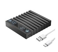 HUAJUN Mini Báscula Café con Temporizador, Precisión 2kg/0.1g Digital Báscula para Espresso y Preparación de Café, Báscula Cocina Portátil con Cronómetro Automático y Unidades oz/g/ml (USB-C)