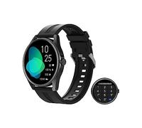 HUAKUA Smartwatch Hombre con Llamadas, 1,3" Round Reloj Inteligente con Podómetro, Esfera de Reloj Personalizada, Monitor Sueño, Podómetro, Pulsómetro Pulsera Actividad para Android iOS
