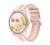 HUAKUA Smartwatch Mujer con Llamadas, 1,3" Redonda Reloj Inteligente con Podómetro, Esfera de Reloj Personalizada, Monitor Sueño, Podómetro, Pulsómetro Pulsera Actividad para Android iOS