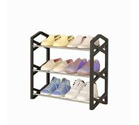 HUALEMEI 3-Nivel Apilable Zapatero,Estante para Zapatos Over The Door,Piso De Pie Pequeño Almacenamiento De Zapatos Montaje Fácil Estante Zapatero para Doorway-A 42x19x44cm(17x7x17inch)