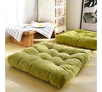 HUALEMEI Super Soft Respirable Tatami Cojin Suelo Espesar Cojín De Asiento Extra-Grande Silla Cojines Almohada para Sofá De Dormitorio De Estar-A 55x55x10cm(22x22x4inch)