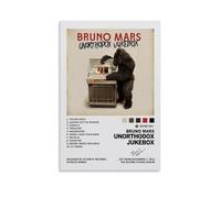 Hualishup Póster Bruno de Mars Unorthodox Jukebox para portada de álbum, pintura decorativa, lienzo, pósteres de pared e impresión artística moderna para decoración de dormitorio familiar, pósteres de