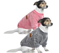 HuaLiSiJi 4XL Jersey Perro Grande Sudadera para Perro Grande Ropa para Perros Grandes,Cálido y Ligero, Textura Suave, Fácil de Poner y Quitar y Color Brillante (4XL, Ros Gris)