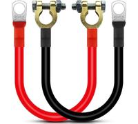 HuaLiSiJi Cable Inversor de Batería 25mm² 3AWG SC25-8 Cable Bateria Coche 12V 24V Cable de Batería con Conector para Automóviles, Camiones, Energía Solar, Barcos, Motocicletas 30cm