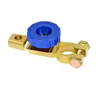 HuaLiSiJi Desconectador de Bateria 12V 24V Corta Corriente Bateria Cortacorrientes bateria, Material de cobre puro, Con botón, Adecuado para Todos los Automóviles (Blue)