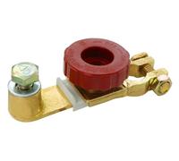 HuaLiSiJi Desconectador de Bateria 12V 24V Corta Corriente Bateria Cortacorrientes bateria, Material de cobre puro, Con botón, Adecuado para Todos los Automóviles (Rojo)