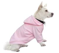 HuaLiSiJi Dog Hoodie Sudadera para Perros Pequeños Sudaderas con Capucha para Perros,Cálido y Ligero, Textura Suave, Fácil de Usar y Color Brillante (Medium, Rosa)