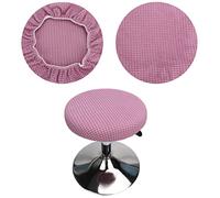 HuaLiSiJi Funda Taburete Redondo 1 Piezas Funda Redonda Taburete, Elástica Lavable Fácil de Limpiar Suave y Duradera, para Silla de Taburete 30-40cm (1 Piezas Púrpura)