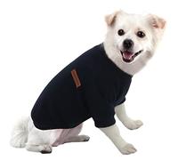 HuaLiSiJi Jersey Perro Pequeño Forro Sudadera Perro Pequeño Polar Perro Pequeño Ropa Perro Chihuahua, El Tejido es Muy Cómodo, Suave y Cálido para el Animal y Fácil de Llevar (Negro, Small)