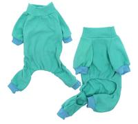 HuaLiSiJi Pijama Perro Pequeño Pijama para Perros, Elástico y Fuerte, Fácil de Usar y Quitar, Adecuado para Perros Pequeños y Medianos (Azul, Medium)