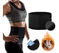 Hually Fajas Reductoras Adelgazantes, Trimmer de Cintura Neopreno Cinturón de Sudor, Cinturón Lumbar Abdominal, Cinturón de Fitness para Acelerar la Pérdida de Peso, Efecto Sauna para Hombre y Mujer