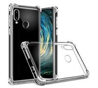 Hually Funda para Huawei P20 Lite, Carcasa Transparente Slilicona Suave TPU Gel [Ultra Fina][Protección a Bordes y Cámara], Funda para Huawei P20 Lite/Nova 3e Funda -Transparente