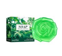 Huamengyuan Jabón de ajenjo natural como gel de ducha sólido y champú sólido, orgánico, natural, vegano, tradicional, hecho a mano, anticaspa, pérdida de cabello sin productos químicos