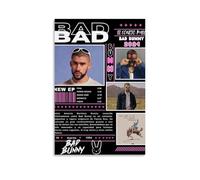 HUAMINGUKYYDS BAD BUNNY Escoge Entre Camiseta Ó Sudadera - Blanco Sudadera Con Capucha XL Póster; Estética de la habitación, Lienzo Pintura al óleo, Álbum/Película Póster Colgante Cuadro