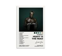 HUAMINGUKYYDS Heavy Is The Head - Póster de Stormzy, estética de habitación, pintura al óleo en lienzo, álbum o película para colgar