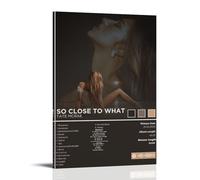 HUAMINGUKYYDS Póster de Tate McRae So Close to What (de lujo), estética de habitación, pintura al óleo en lienzo, álbum o película, póster para colgar