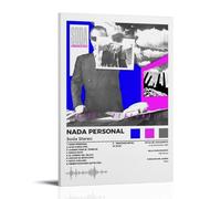 HUAMINGUKYYDS Póster personal de Soda Stereo Nada, estética de habitación, pintura al óleo en lienzo, álbum o película, póster para colgar