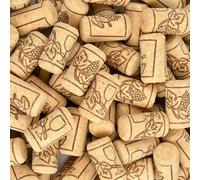 Huamirra Corchos de Vino, 60 Piezas Tapon de Corcho, Corchos Artesanales, para Botellas de Cerveza de Vino, Botellas de Vidrio, Decoraciones, Manualidades DIY 3,9 × 2,1 cm