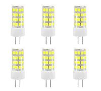 HUAMu 6X G4 Bombilla de LED 5W Bombilla Lámpara LED 51 SMD 2835LEDs Blanco Frío 6000K Iluminación LED Super Brillante 500LM LED Bulb AC/DC12V