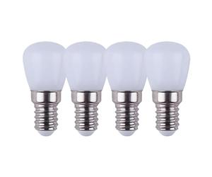 HUAMu Bombilla LED E14 3W, Equivalente a 30W Bombilla Nevera, 6000K Luz Blanco frio 300LM, Bombillas para Frigorifico, Maquina Coser, Lámpara de Sal, Campana Extractora, No Regulable, 4 Unidades