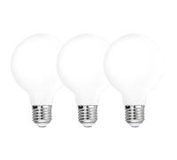HUAMu Lamparas Bombillas Globos de LED de Edison E27 5W, equivalente a 50W, Blanco Cálido 2700K, Iluminación Omnidireccional para Lampara de Techo, no regulable, Lot de 3