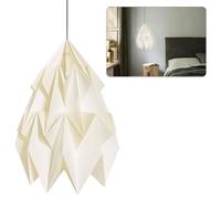 HuaMuDM Pantalla de Papel de Origami,Pantalla para Lámpara de Diseño Origami,Papel Creativo Nórdico,Sala de Estar,Comedor,Dormitorio Decoración (D)