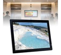 HuanEssentric Marco Fotos Pantallaelectrónica Digital Alta Definición 32 Pulgadas Resolución ángulo Visión Completo IPS hasta 1920 Y Tiempos,1080 Admite Reproducción,Rotación Automática Black