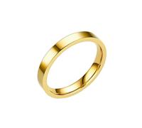 HUANGBONIG 2 anillos de cola coreanos de temperamento simple, versátil y exquisito, No.3., Metal