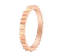 HUANGBONIG 2 anillos de engranaje cóncavo-convexos irregulares simples de Europa y Estados Unidos sin anillo de dedo índice de titanio de viento de género, 10(th)