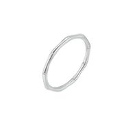HUANGBONIG 2 unidades: las mujeres europeas y americanas no se decoloran, temperamento minoritario, anillo de titanio flameado, No.5., Metal