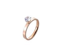 HUANGBONIG Anillo de acero inoxidable con temperamento de titanio de seis garras de Japón y Corea del Sur, 11(th), Metal