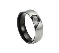 HUANGBONIG Anillo de diamantes de temperamento coreano creativo para hombres y mujeres., No. 8, Metal