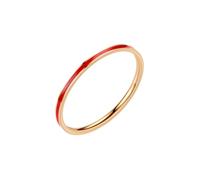 HUANGBONIG Anillo de goteo de acero de titanio muy fino para mujer coreana, 10(th)
