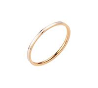 HUANGBONIG Anillo de goteo de acero de titanio muy fino para mujer coreana, 11(th)