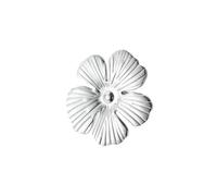 HUANGBONIG Anillo de titanio con diseño de flor pop con personalidad Zou Ju, Adjustable opening, Metal