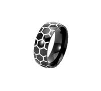 HUANGBONIG Anillo deportivo luminoso de fútbol para hombre, de acero inoxidable, anillo de dedo índice, No. 9