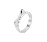 HUANGBONIG Anillo simple de acero inoxidable para mujer, bonito anillo de dedo índice de oreja de gato, No. 7