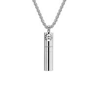 HUANGBONIG Colgante de titanio con diseño de doce constelaciones para hombres y mujeres., Metal