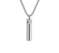 HUANGBONIG Colgante de titanio con diseño de doce constelaciones para hombres y mujeres., Metal