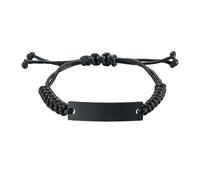 HUANGBONIG Pulsera de acero inoxidable curvada simple con personalidad europea y americana., Metal