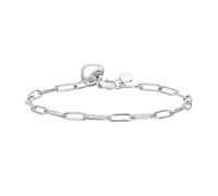 HUANGBONIG Pulsera rectangular de acero inoxidable para mujer europea y americana, Metal