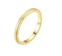 HUANGBONIG Versión coreana para mujer de un simple anillo indeleble personalizado, 11(th)