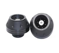 HUANGENG Protector de metal para rueda de motocicleta, marco de horquilla delantera, deslizadores, scooters, protección contra caídas