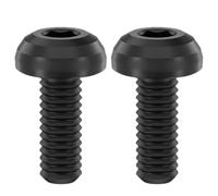 HUANGGG 2 pernos de jaula de botella de agua para bicicleta, aleaciones, pernos de cabeza hexagonal, tornillos M5 x 12 mm, tornillos para jaula de botella