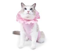 HUANGGG Body con cinturón ajustable para gatos después de cirugías, castración, para después de cirugías, curación de heridas, traje antifugas