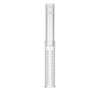 HUANGGG Superficie de acuario skimmer para bidón y Power PC/acero inoxidable aceite proteína removedor bloques grasa
